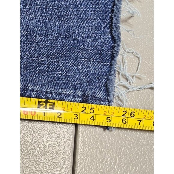 Mother Womens 25 The Triple Stack Insider Crop Belted Jeans Raw Hem Chick‎ Flick - Picture 13 of 16